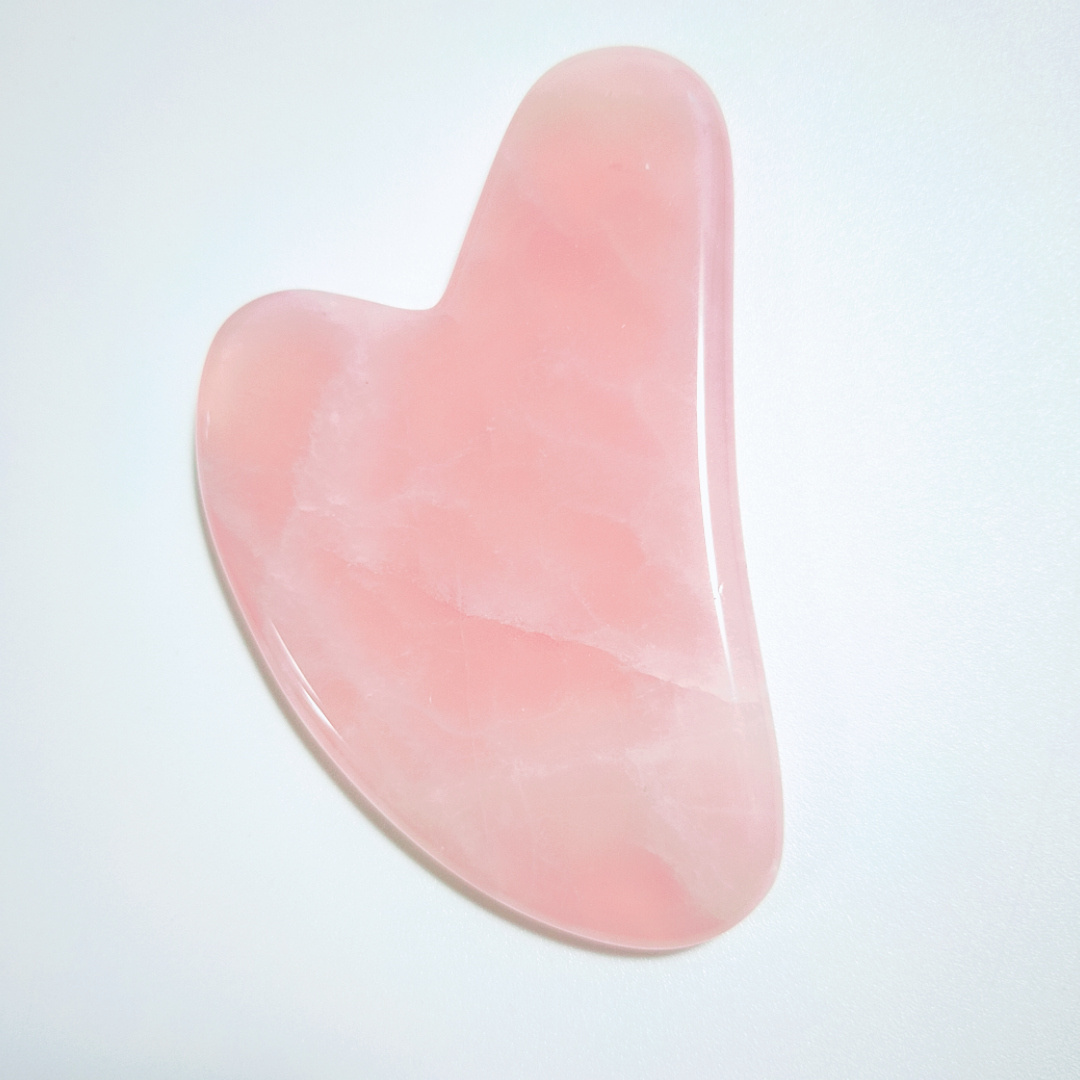 HY Crafts Hot Sell Rose Quartz Guasha Facial Guasha Face Thin Body Gua Sha Board Massager Tool for new sale