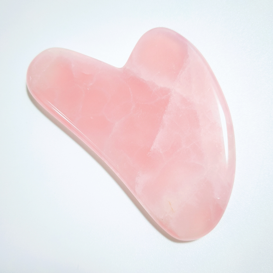 HY Crafts Hot Sell Rose Quartz Guasha Facial Guasha Face Thin Body Gua Sha Board Massager Tool for new sale