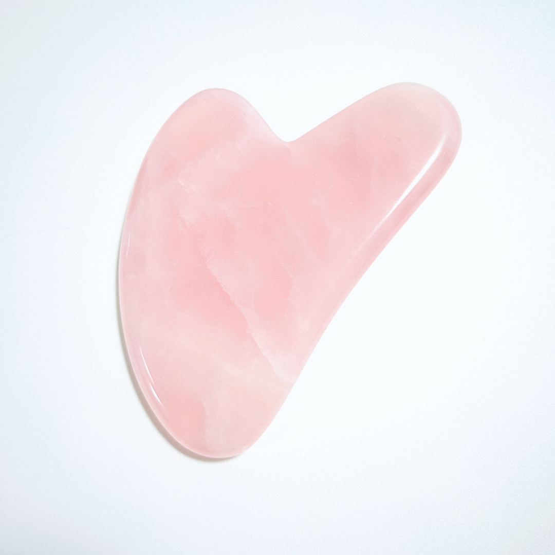 HY Crafts Hot Sell Rose Quartz Guasha Facial Guasha Face Thin Body Gua Sha Board Massager Tool for new sale