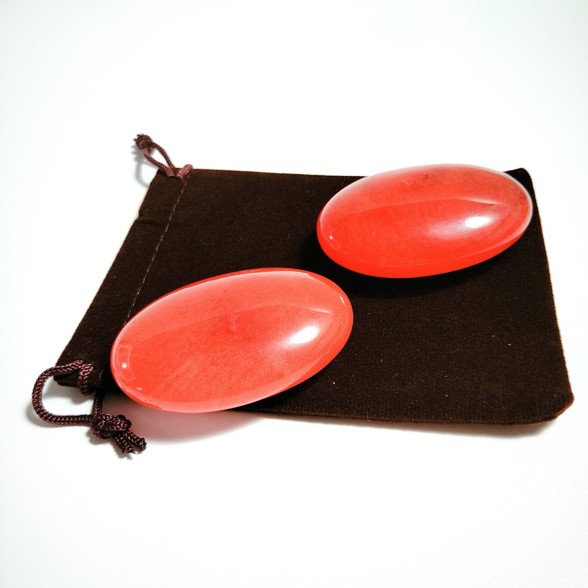 DIY Electric Warmer Massage Red Aventurine jade stone massage set For Blood Circulation