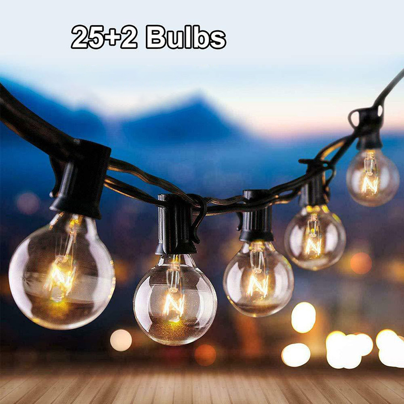 JAIYI G40 1W 2W Waterproof Festival Party Christmas Indoor Edison Bulb Garden LED Outdoor Light Decoration Bulb