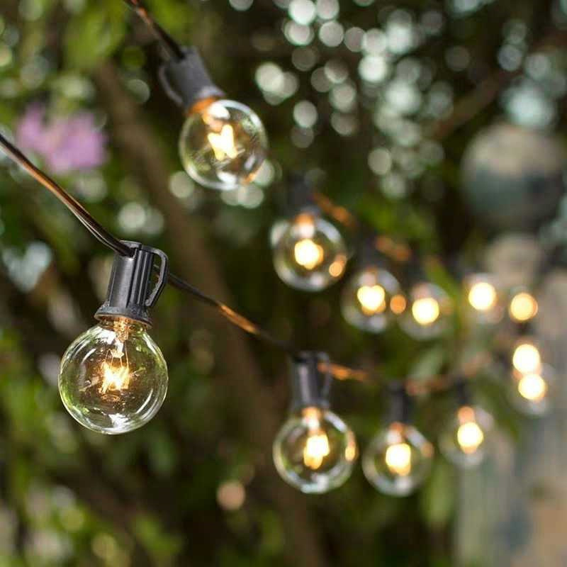 JAIYI G40 1W 2W Waterproof Festival Party Christmas Indoor Edison Bulb Garden LED Outdoor Light Decoration Bulb