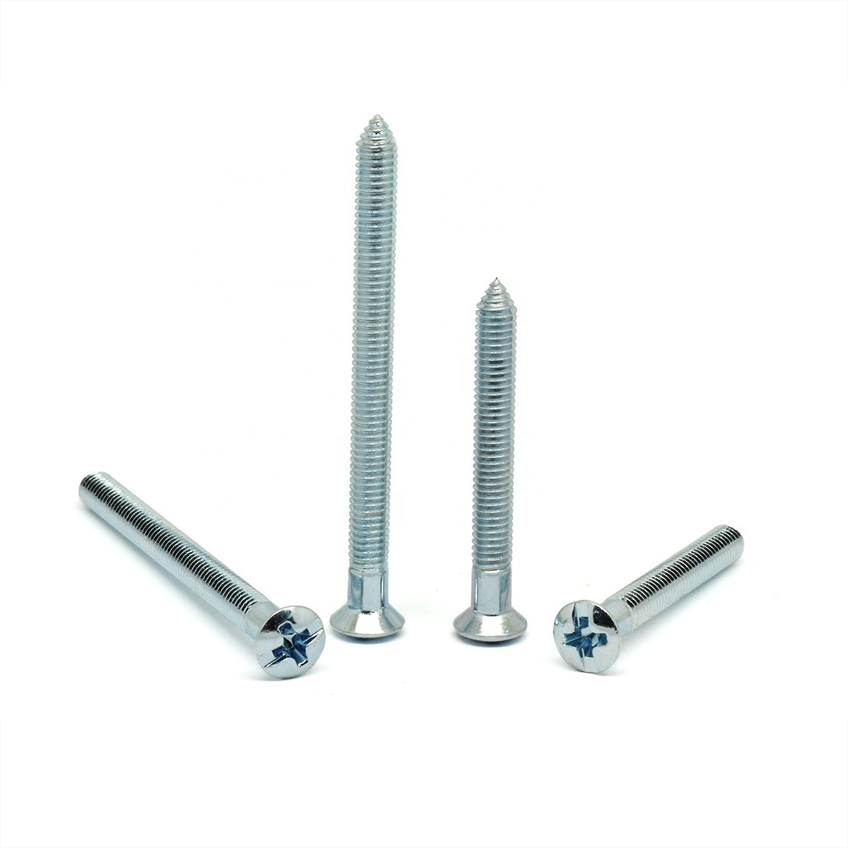 Hot sell 304 Stainless Steel tornillos Pan Head phillips slotted combo coarse fine thread Self Tapping screw hardware products