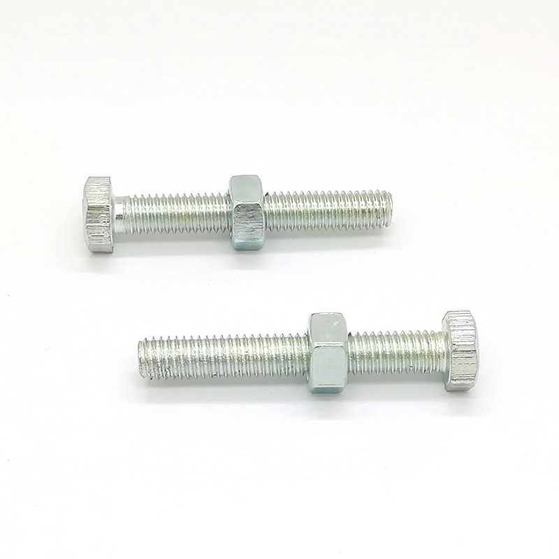 Lengthened stainless steel round head hexagon socket nut set bolt pan head screw