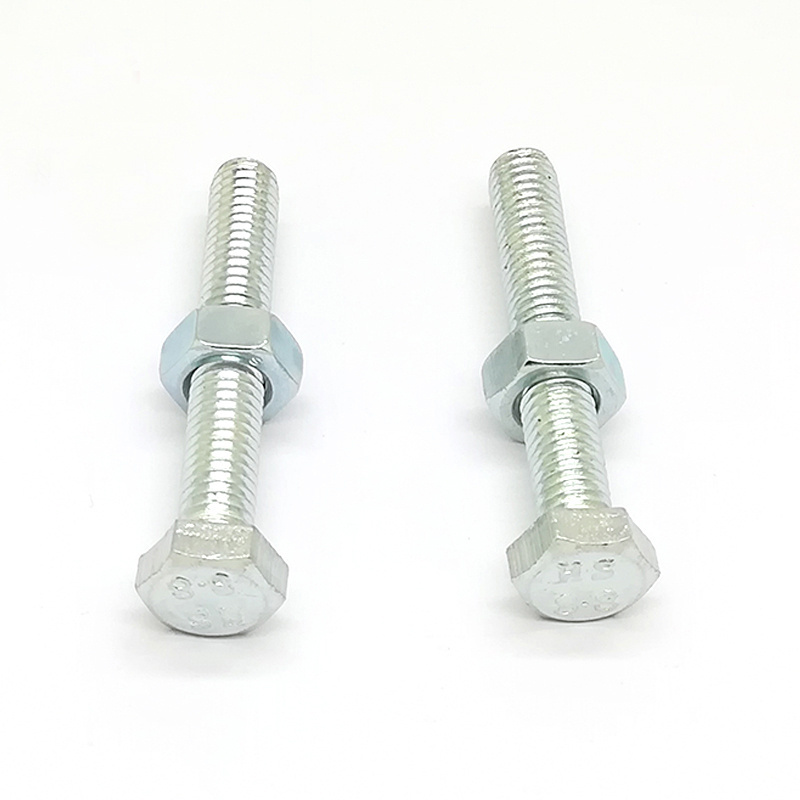 Lengthened stainless steel round head hexagon socket nut set bolt pan head screw