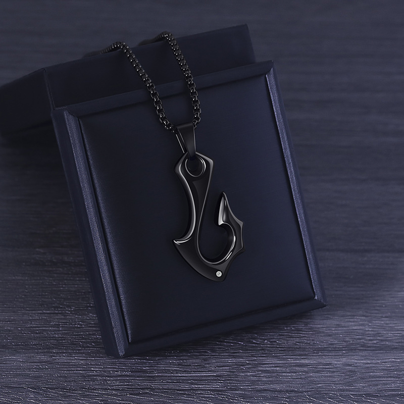 Fashion Jewelry Necklaces Price Stainless Steel Jewelry Chain Necklace Dainty Necklace Anchor Stainless Steel Pendant For Man