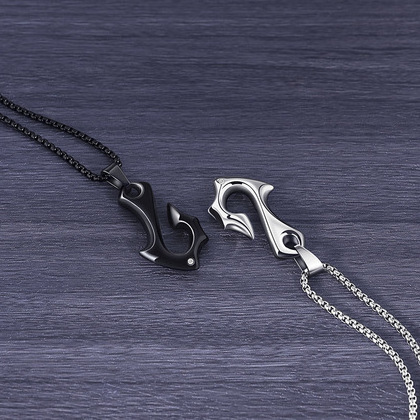 Fashion Jewelry Necklaces Price Stainless Steel Jewelry Chain Necklace Dainty Necklace Anchor Stainless Steel Pendant For Man