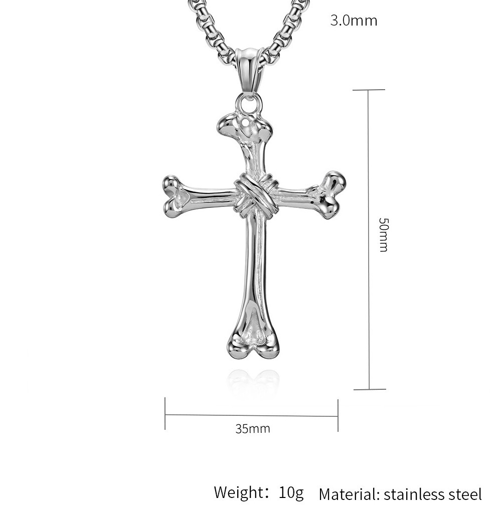 High Quality Stainless Steel Hollow Out Cross Pendant Necklace Eternal Celtic Cross Necklace Pendants For Men And Women