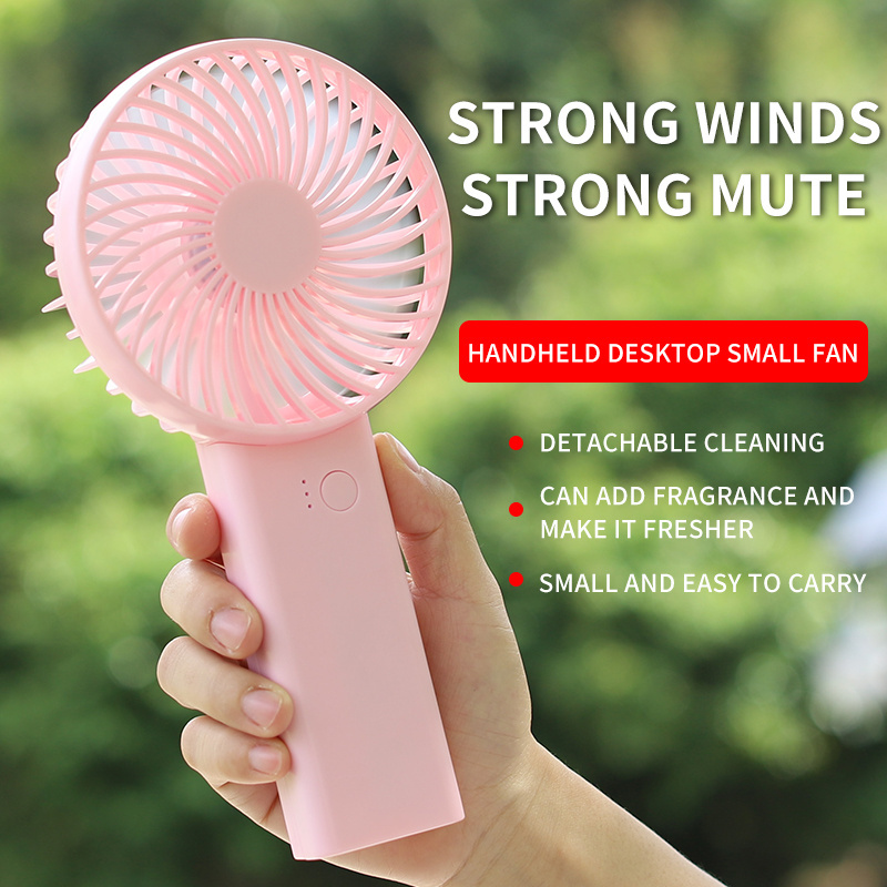 Customizable Portable USB Handheld Mini Fan Designed Rechargeable Suitable for Home and Hotel Use