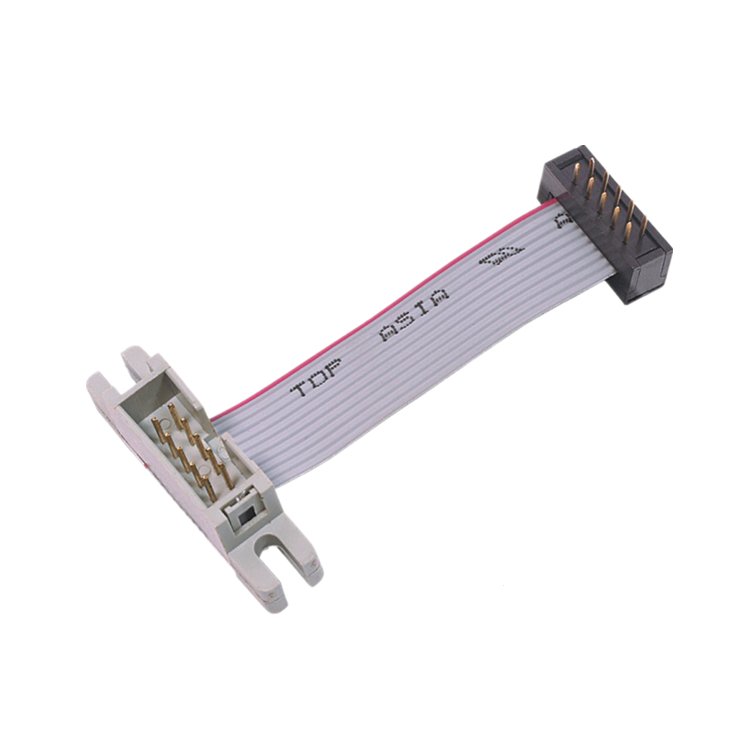 1.27mm 2.0mm single row double row idc connector 2.54mm female to female copper flat ribbon cable for led display module