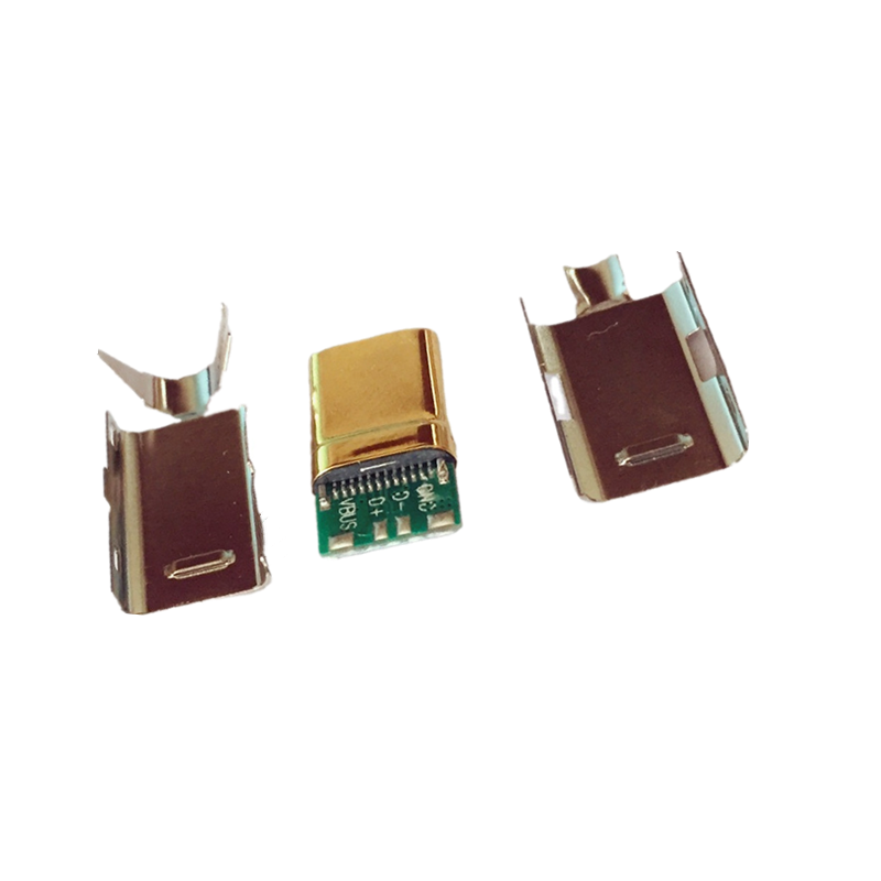 usb c type connector with pcb board