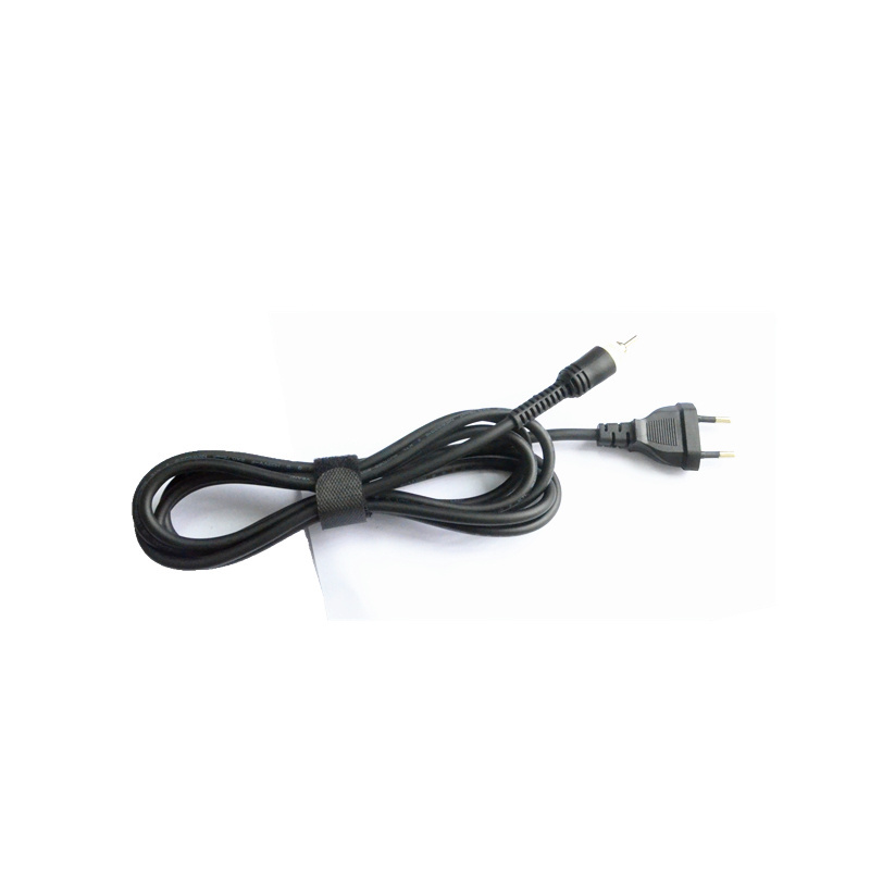 Euro EU European 2 Pin AC Plug Power Cord Cable 220V