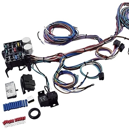 10 12 20 circuit fuse box universal custom wire harness automotive wire harness with 12 V relay for car or truck