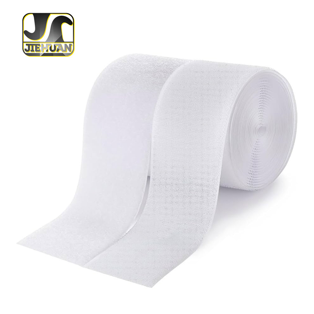 Best-in-class fabrication eco-friendly White 50mm 100%nylonhook and loop strap non slip for Medical equipment