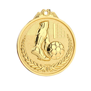 Dongguan Factory Unique Design Round Soccer Medal Badge Custom Logo Football Medals Awards