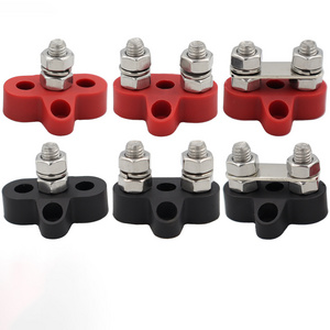 48V DC M8 Lithium Battery Car Marine Heavy Duty Bus Bar Terminal Blocks Screws Bus Bar Terminal Blocks