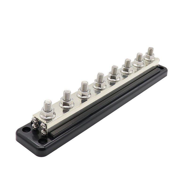 High quality Heavy Duty Busbar 600A Copper 12V- 48V M10 Studs Power Distribution Block Bus Bar for Solar