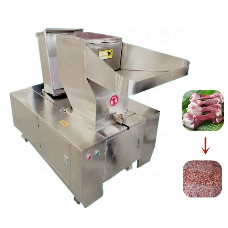 Stainless steel Breaking Nuts Electric Small Fish Chicken Cow Crushing Pig Goat Animal Bone And Meat Crusher Grinder Machine