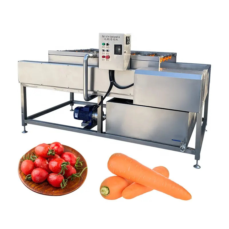 Bubble Wash Clean Industrial America Tomatillos Cactus Lavadora De Frutas  Fruit Potato Vegetable Wash Line Machine And Pe