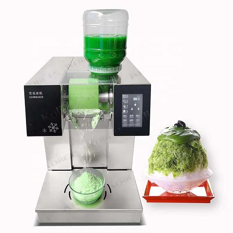 60kg/day Counter top Snow Flake Ice Bingsu Machine New Arrival  Bingsu Machine Korean Flake Snow Ice Shaver Machine For Sale