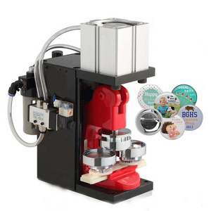 Pneumatic Badge button pin button making machine For LOGO DIY Kids/shop Mold 25 32 37 44 50 56 58 75MM