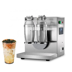 Automatic Double Frame Smoothie Drink Shaker Cup Machine Bubble Boba Milk Tea Shaking Machine For Drinking Shop Price