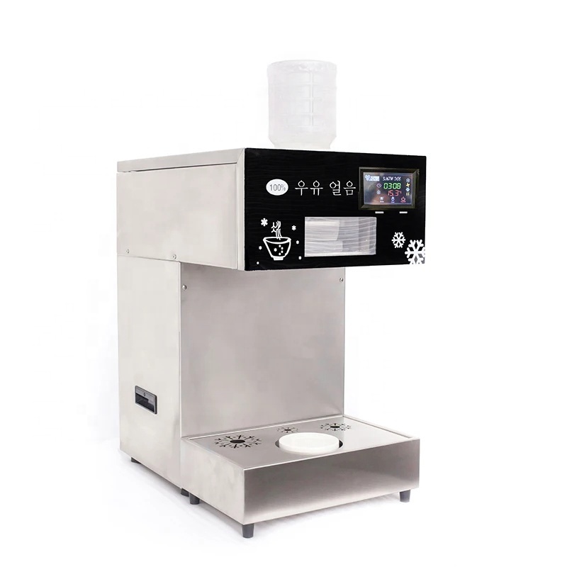 60kg/day Counter top Snow Flake Ice Bingsu Machine New Arrival  Bingsu Machine Korean Flake Snow Ice Shaver Machine For Sale