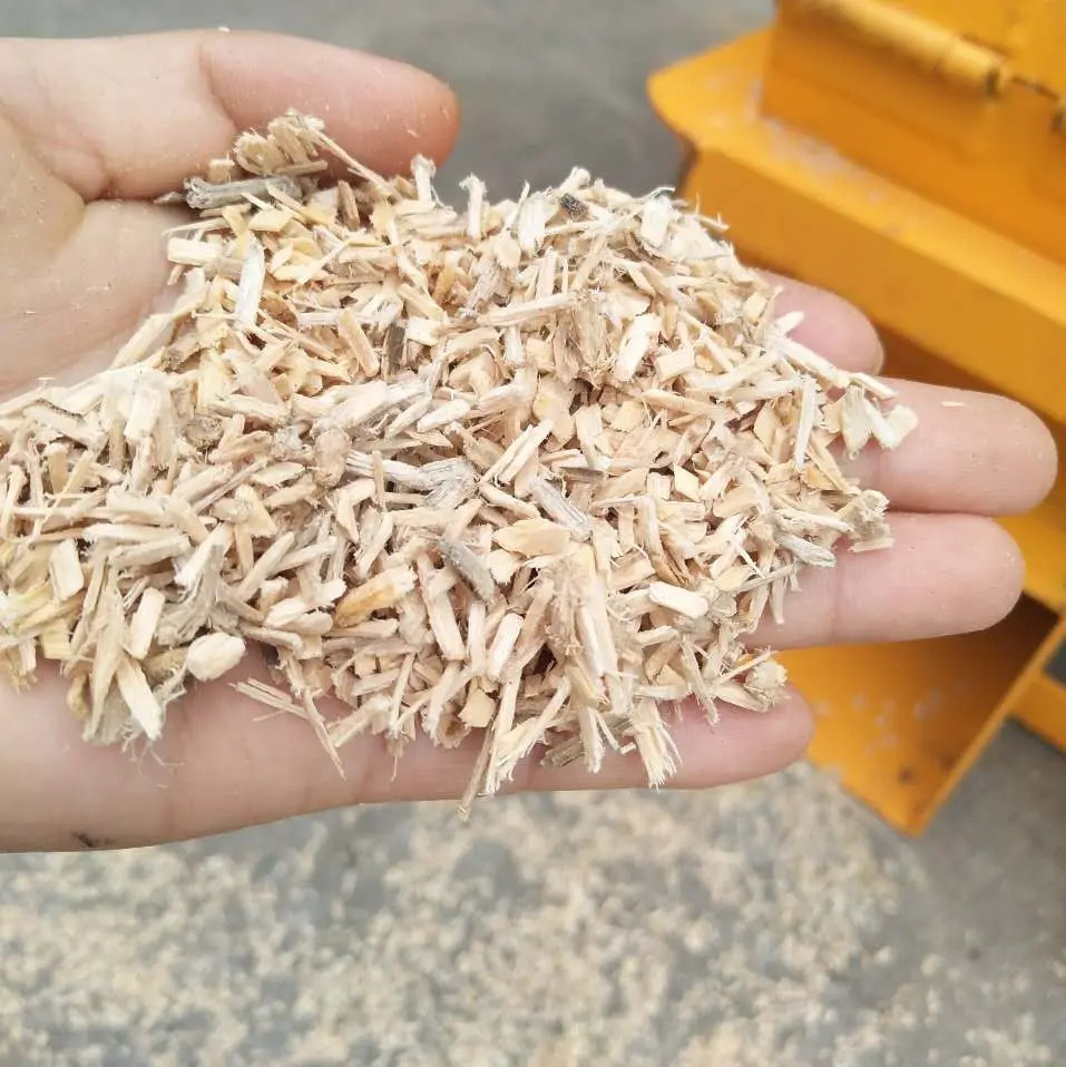 Sawdust Wood Logs Making Machine Mushroom Equipment Coconut Husk Grinding Machine Grape Tree Branch Waste Wood Crusher Grinder