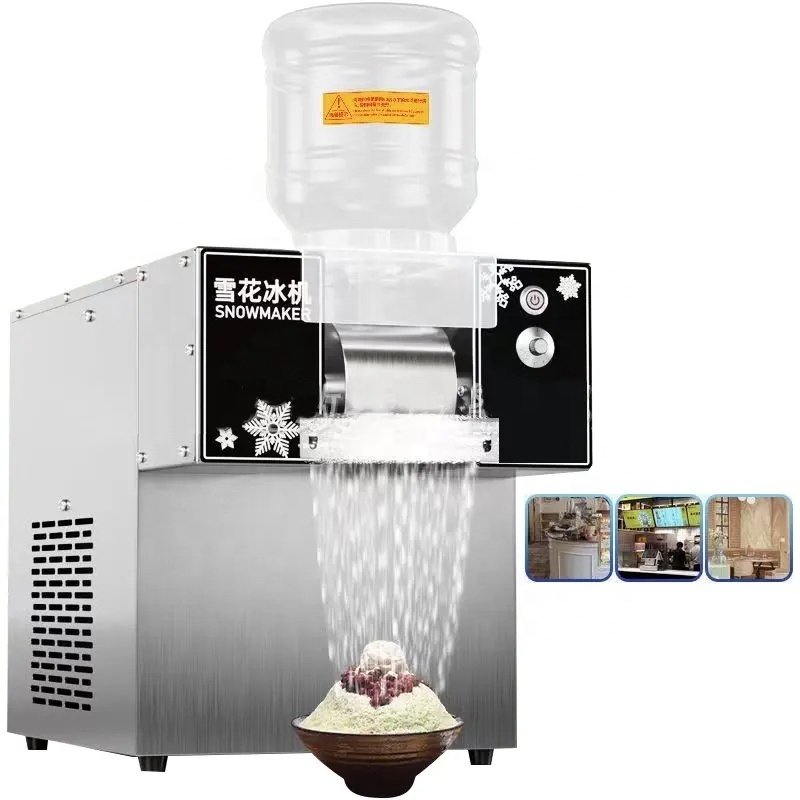 60kg/day Counter top Snow Flake Ice Bingsu Machine New Arrival  Bingsu Machine Korean Flake Snow Ice Shaver Machine For Sale