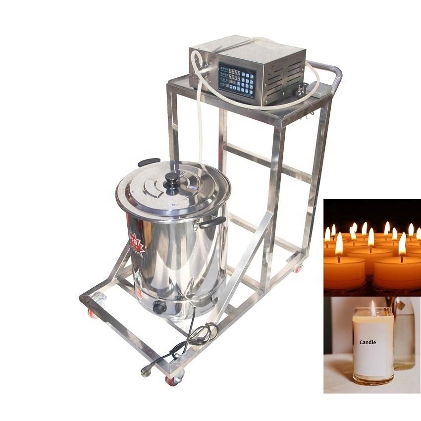 Mobile Candle Lipstick Lipstick Cream Manual Filling Machine Candle Manufacturing Equipment Heated Wax Filling Machine