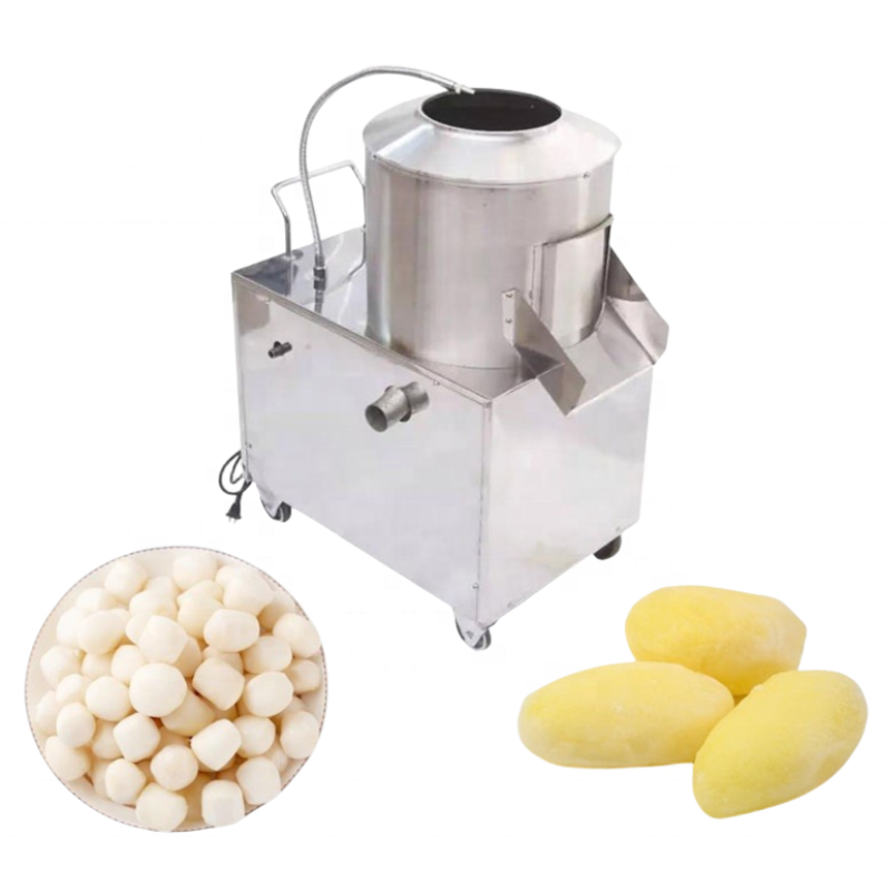 Vertical type food factories automatic Commercial electric ginger potato peeler machine price potato peeling cleaning machine