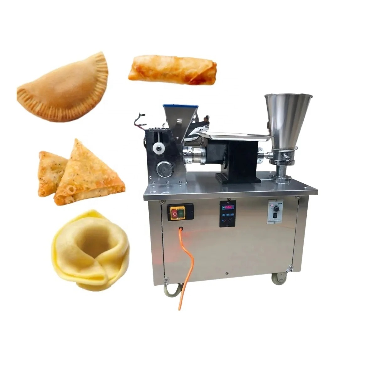 Automatic Wonton Automatic Ravioli Pierogi Dumpling Empanada Samosa Making Machine Beaf Jamaican Patty Meat Pie stuffed Machine