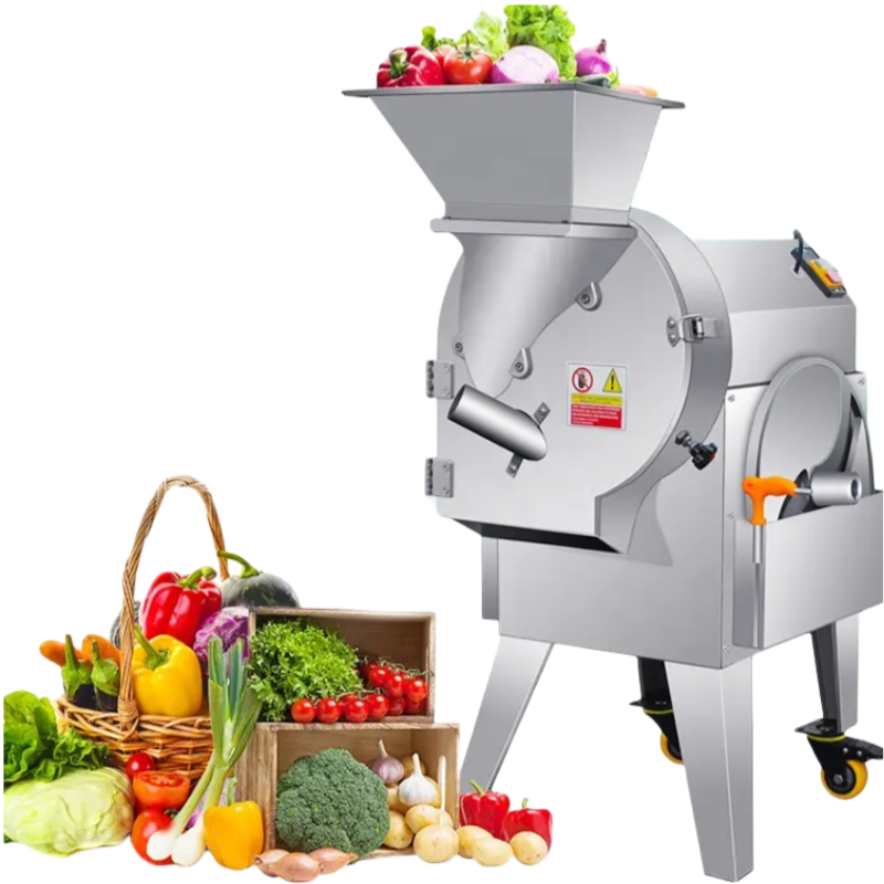 Multi-Functional Vegetable Cutting Machine Potato Zucchini Slicing Carrot Slicer Onion Dicer Cube Cut Electric Cutter Shredding