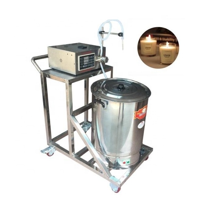 Mobile Candle Lipstick Lipstick Cream Manual Filling Machine Candle Manufacturing Equipment Heated Wax Filling Machine