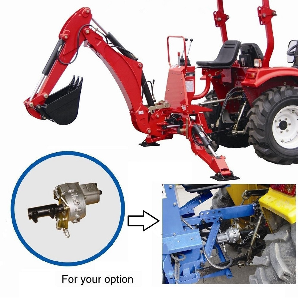 LW-5 Mini Towable Backhoe Attachment for Small Garden Tractors