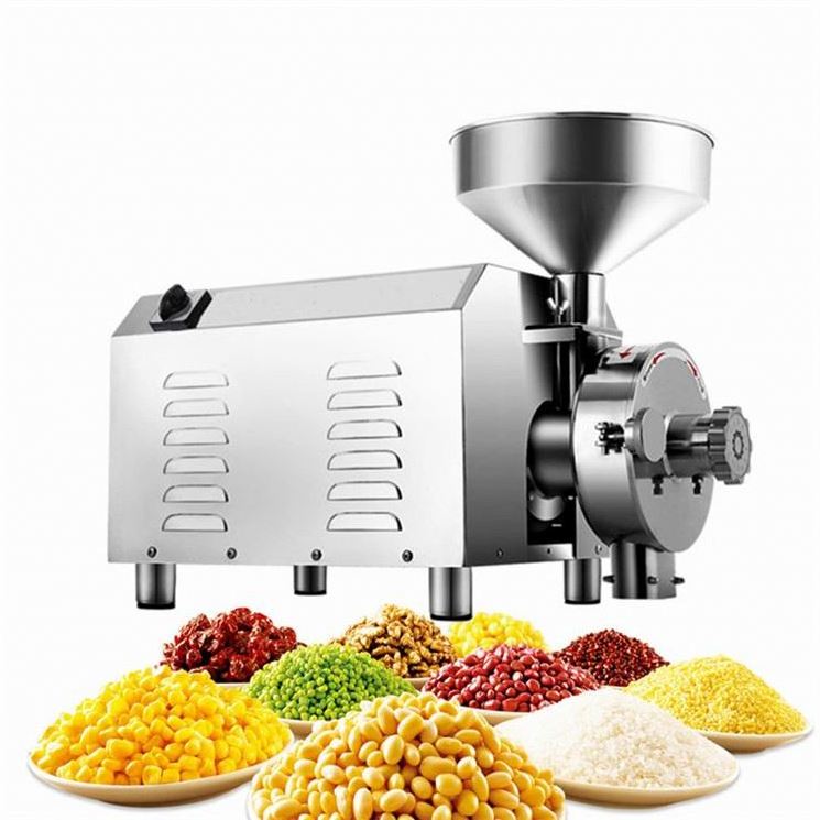 Super Easy To Use Cassava Leaves Grinding Machine Nut Grinder Micro Bean Flour Coconut Mill Making Machine