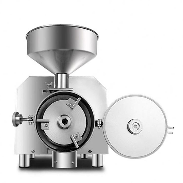 Small Rice Corn Spice Grinder Machine Flour Mill Grain Grinding Cinnamon Mill Grinder Commercial Stainless Steel Kitchen Spice