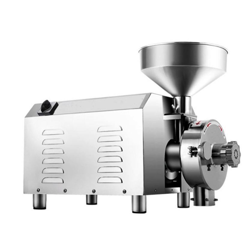 Food Grade Stainless Steel Powerful Electric Grinder Coffee Powder Making Machine Corn Grinding Machine