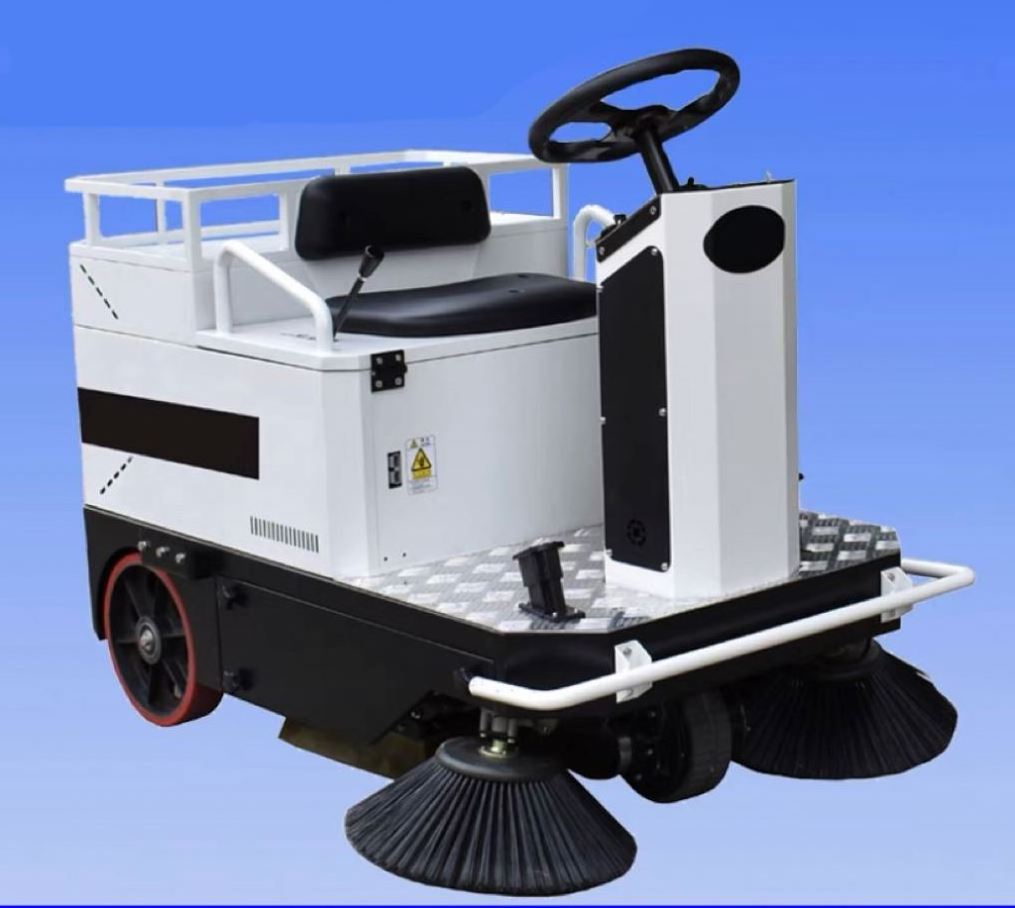 Small Road Factory Workshop Sweeper Industrial Property Cleaning Sidewalk Sweeper Automatic Riding Sweeper