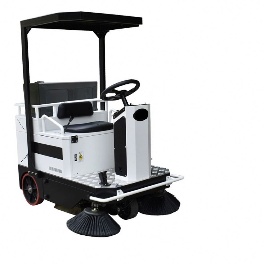 Small Road Factory Workshop Sweeper Industrial Property Cleaning Sidewalk Sweeper Automatic Riding Sweeper