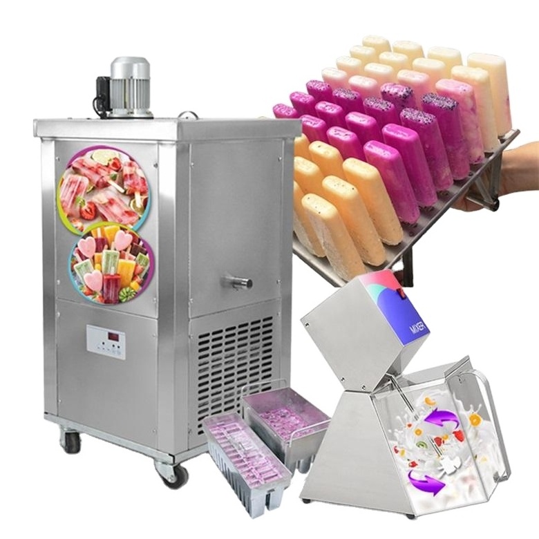 Manufacturer Commercial Single Mold Ataforma Freezing Ice Lollipop Popsicle Ice Pop Making freeze pop machine