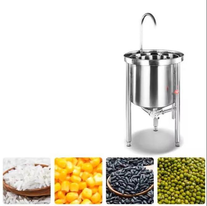 Cube Automatic 50kg/time Strainless Steel Automatic Rice Washer Rice Washing Machine Mung Bean Cleaning Machine