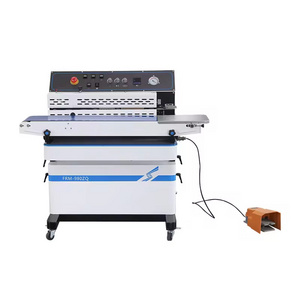 Nitrogen Air Ink Coding Gas Flushing Suction Exhaust Bag Heat Packing Sealing Vacuum Machine Continuous Sealer