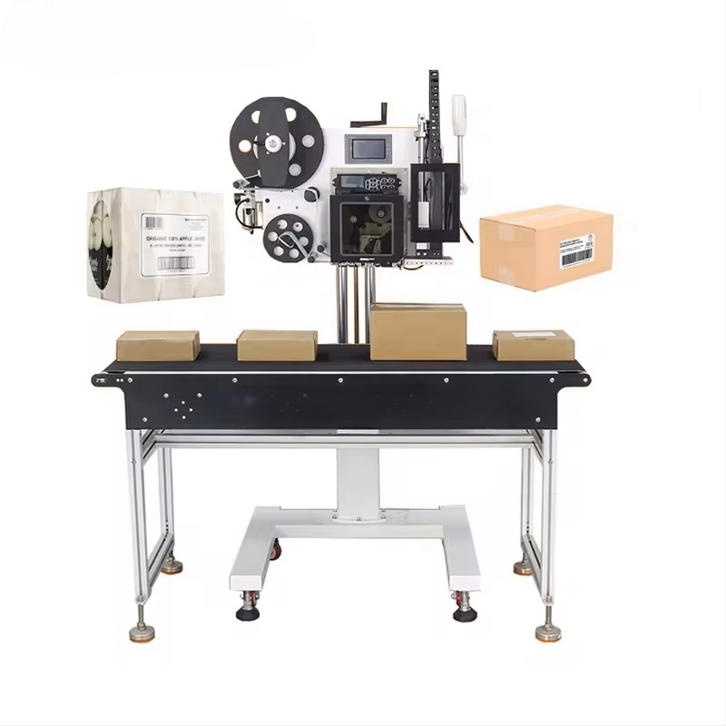 Fully Automatic High Speed Labeling Printing Machine Printer Sticker Labeling Applicator Machine