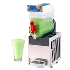 2024 Table Top Catering Equipment Double Tanks Slush Machine Ice Slush Juice Machine 15Lx3 Commercial Slushie Machine