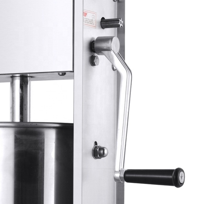 Automatic 10l  Meat Grinder And Sausage Stuffer Full Stainless Steel Sausage Stuffer