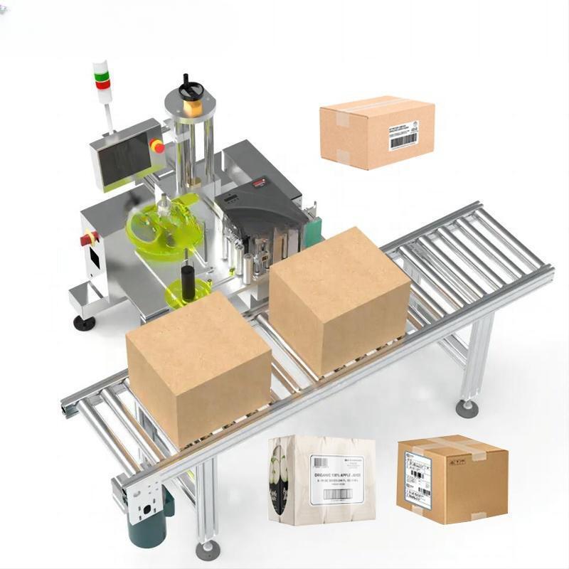 Fully Automatic High Speed Labeling Printing Machine Printer Sticker Labeling Applicator Machine