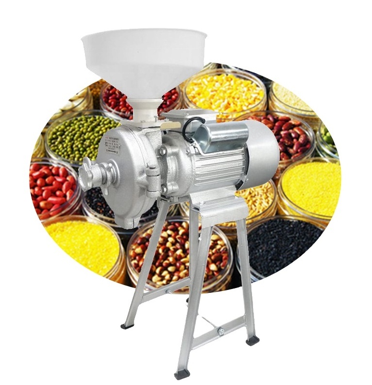 Wet And Dry Grain Wheat Bean Pepper Grinder Machine mini flour mill machines Wet And Dry Grinder Machine