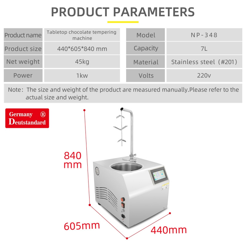 Chocolate Dispenser With Customized Voltagel   Selling Automatic Chocolate Machinery Small Chocolate Tempering Machine  Sale