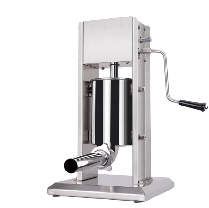 Automatic 10l  Meat Grinder And Sausage Stuffer Full Stainless Steel Sausage Stuffer